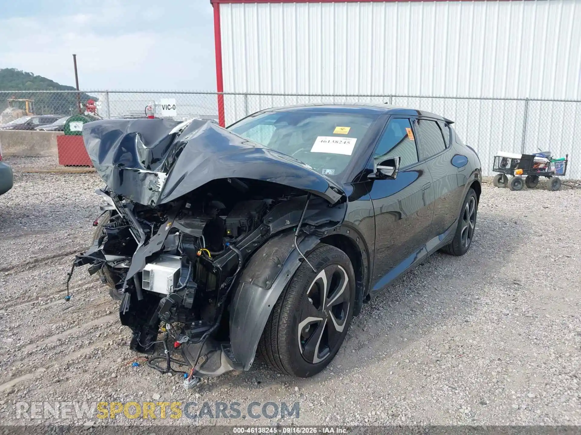 2 Photograph of a damaged car KNDC4DLC9P5116180 KIA EV6 2023