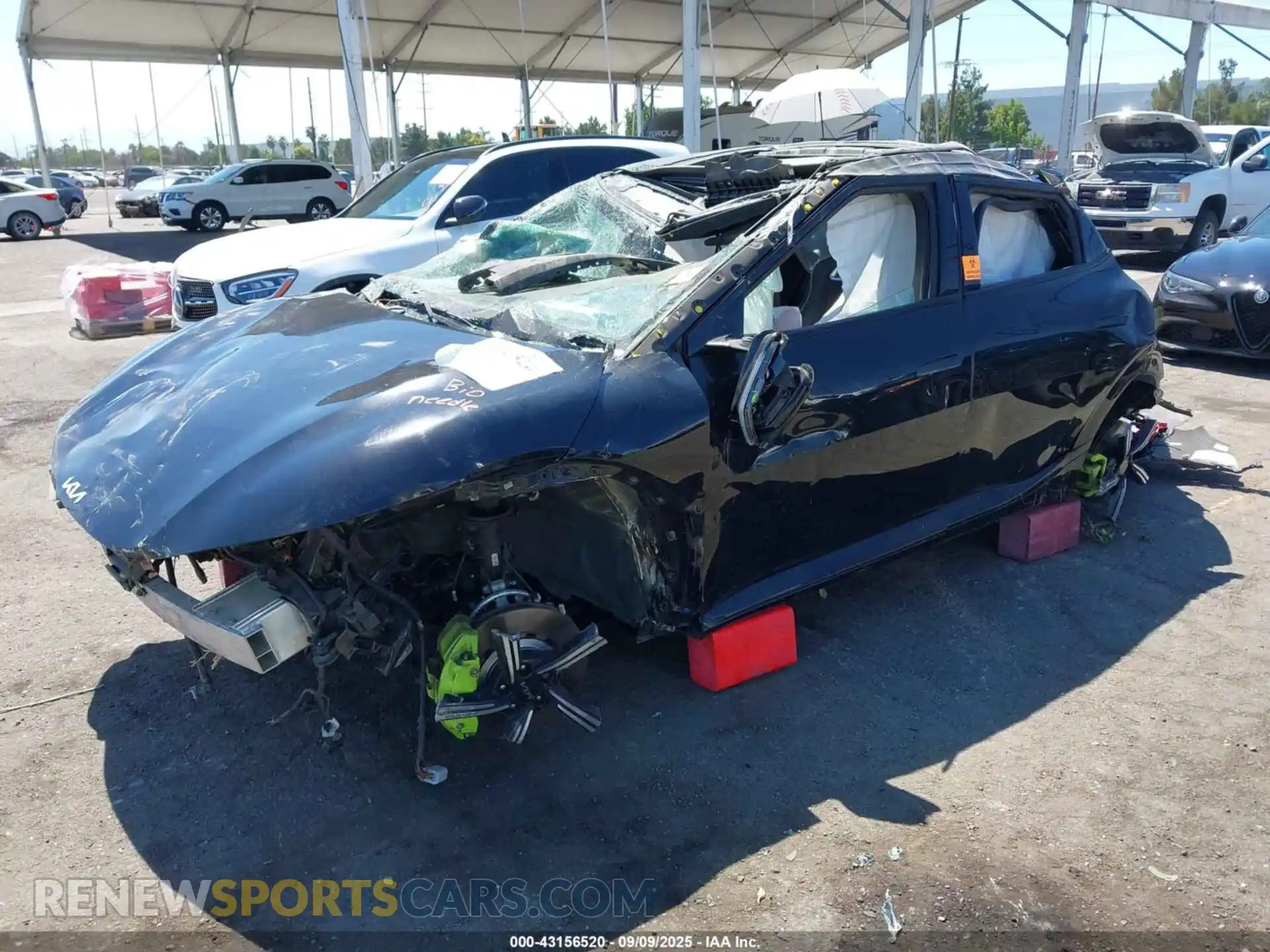 2 Photograph of a damaged car KNDC5DLE0P5111061 KIA EV6 2023