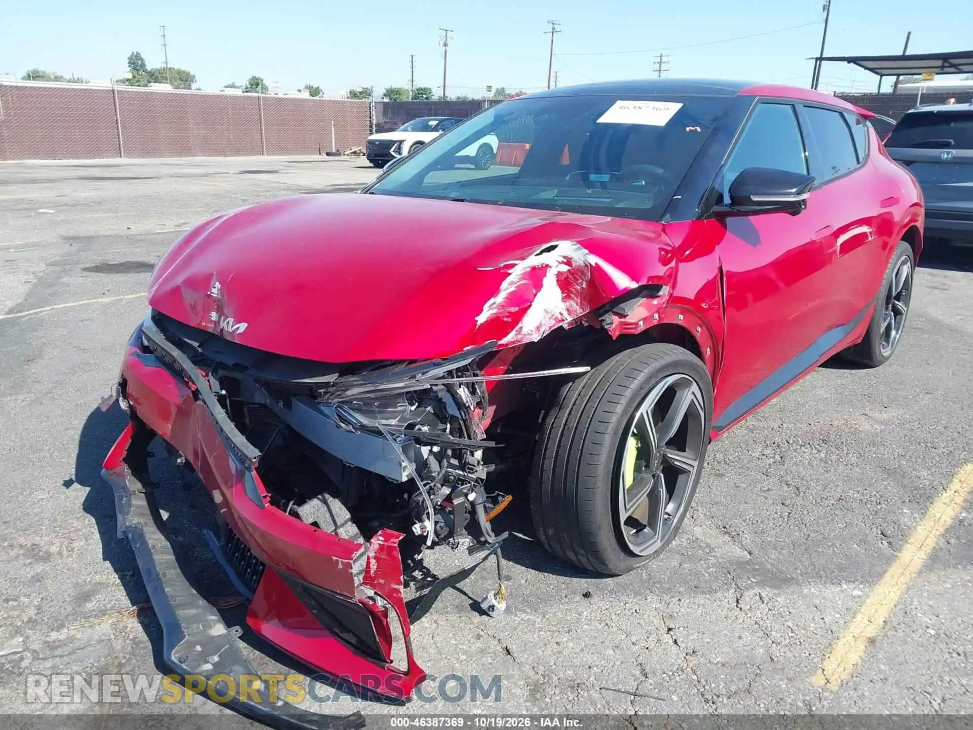 2 Photograph of a damaged car KNDC5DLE4P5123388 KIA EV6 2023