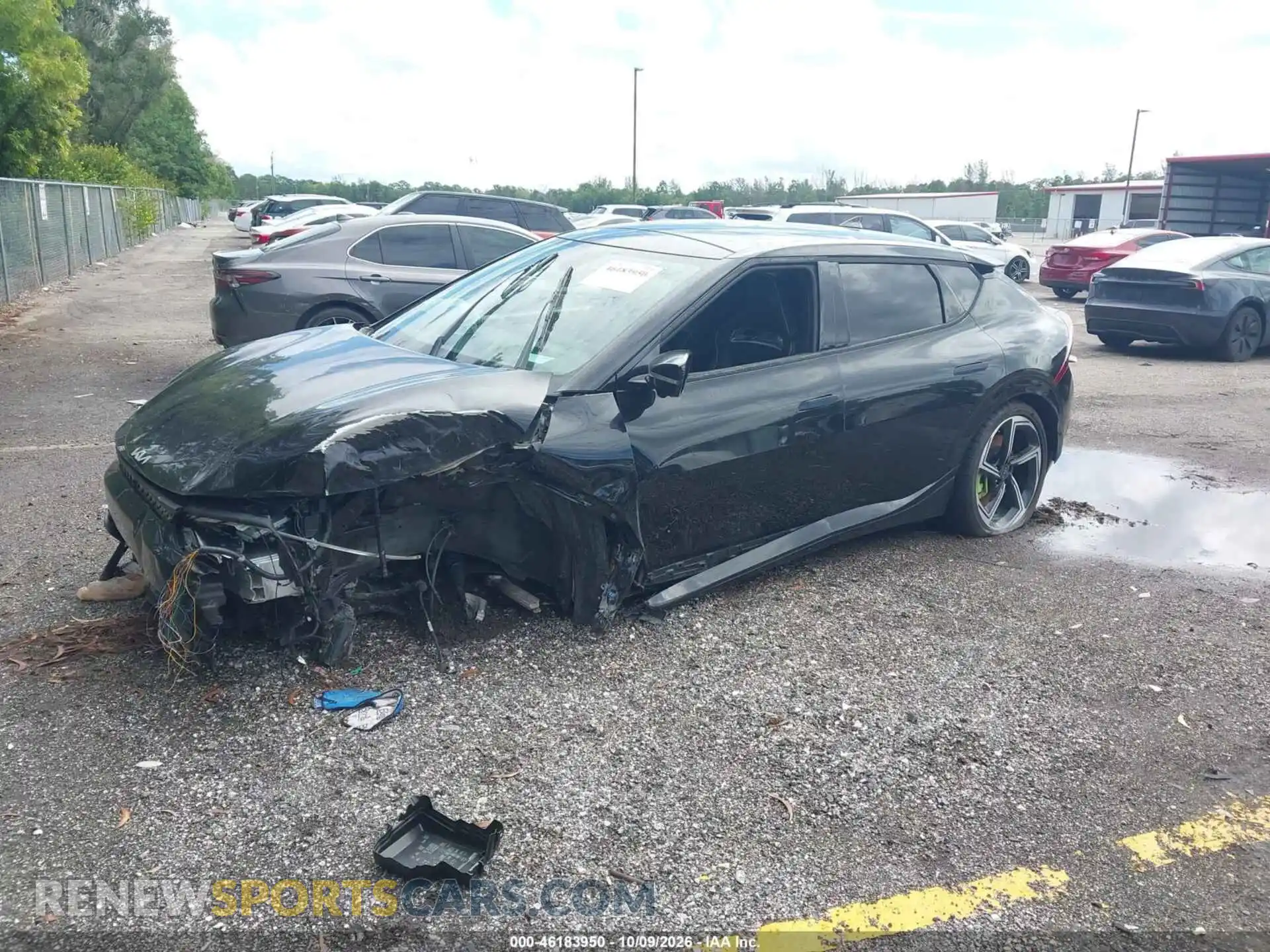 2 Photograph of a damaged car KNDC5DLE6P5104115 KIA EV6 2023