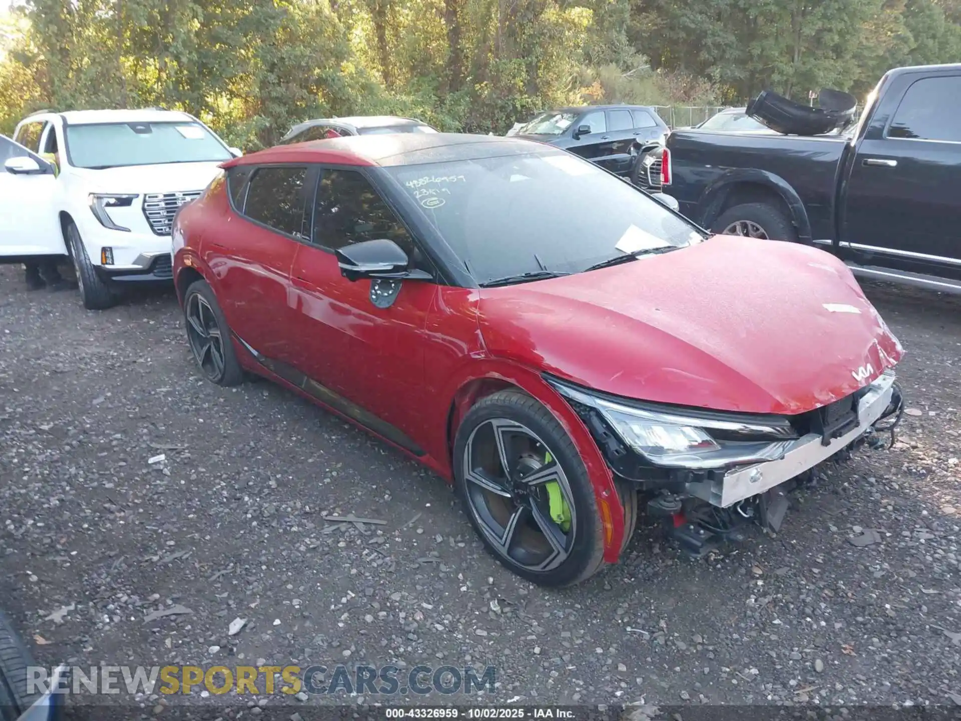 1 Photograph of a damaged car KNDC5DLEXP5132886 KIA EV6 2023