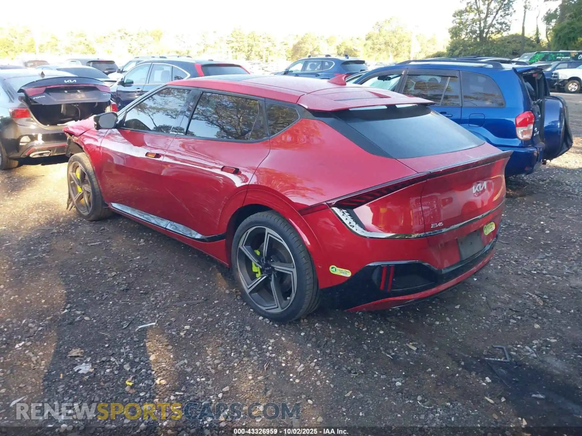 3 Photograph of a damaged car KNDC5DLEXP5132886 KIA EV6 2023