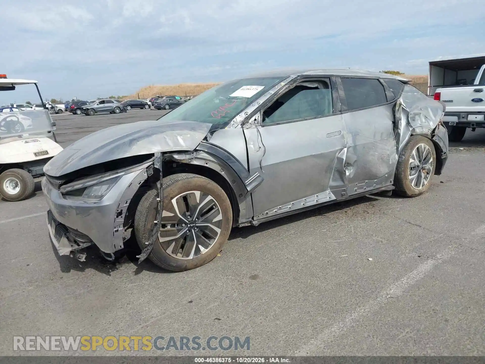 2 Photograph of a damaged car KNDC3DLC6R5184121 KIA EV6 2024