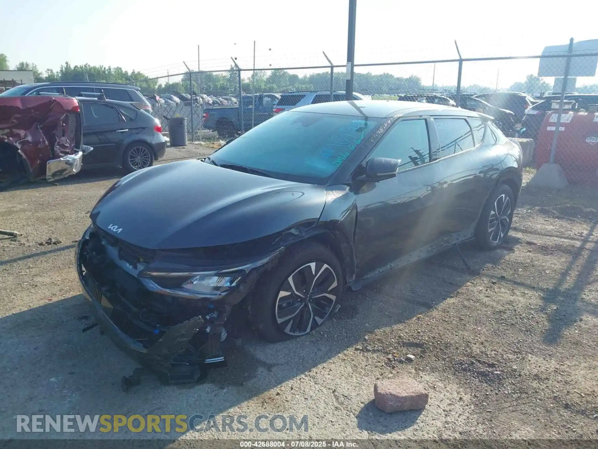 2 Photograph of a damaged car KNDC3DLC7R5159230 KIA EV6 2024
