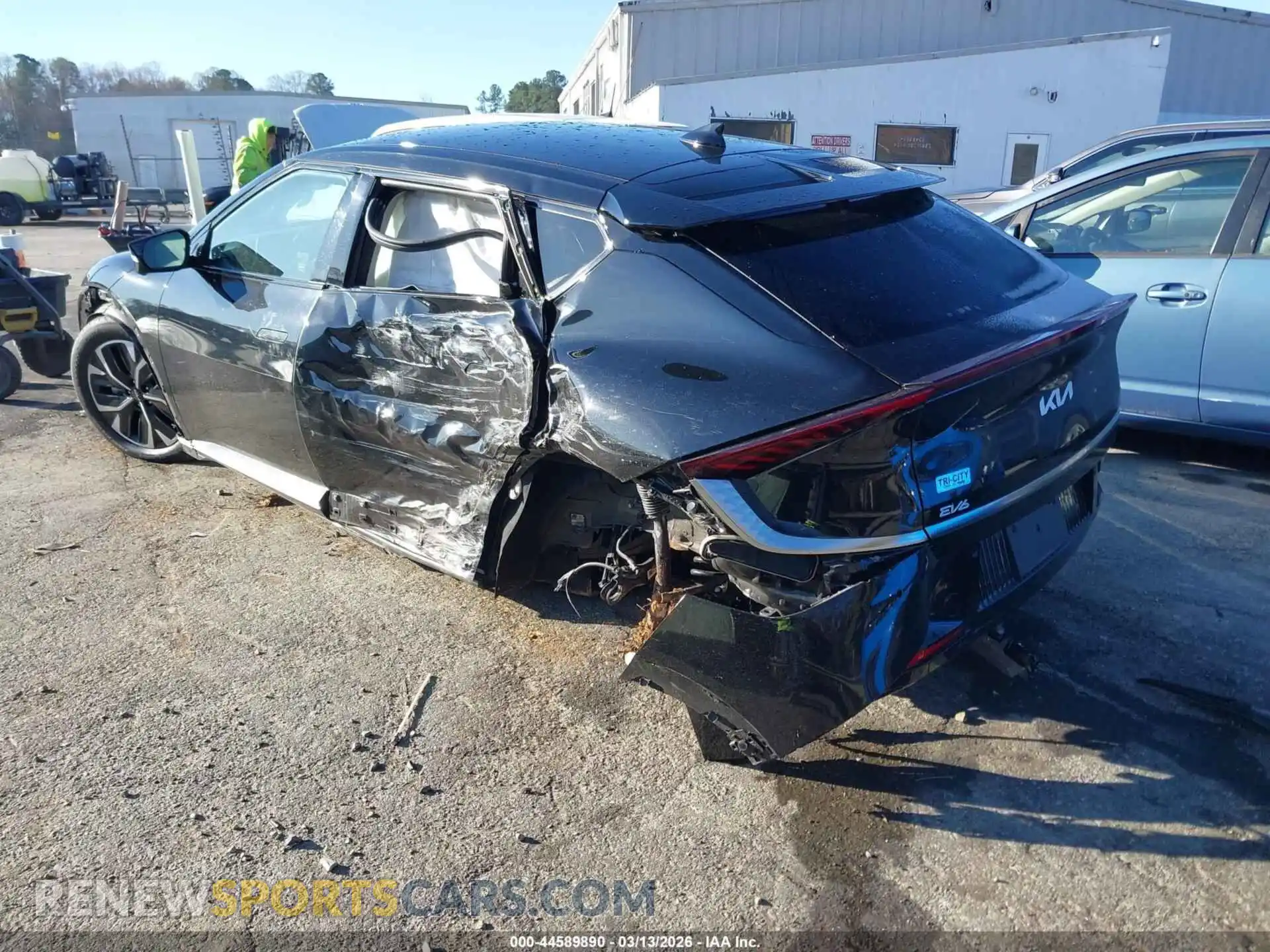 3 fotografías del automóvil dañado KNDC3DLC8R5169863 KIA EV6 2024