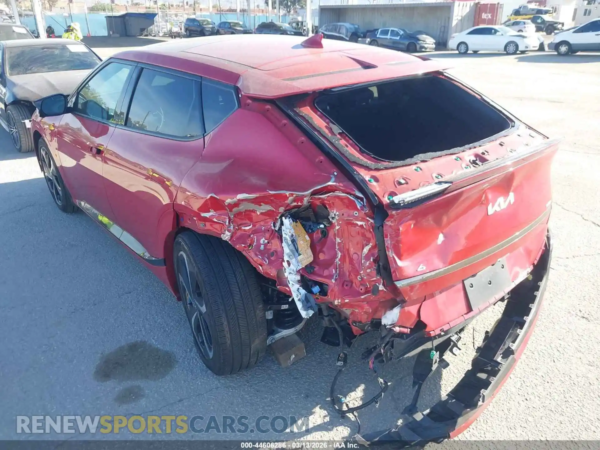 3 Photograph of a damaged car KNDC4DLCXR5203654 KIA EV6 2024