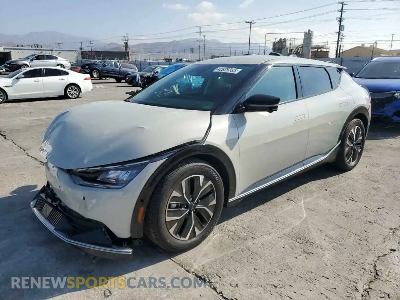 1 Photograph of a damaged car KNDC34LA2P5114076 KIA EV6 LIGHT 2023