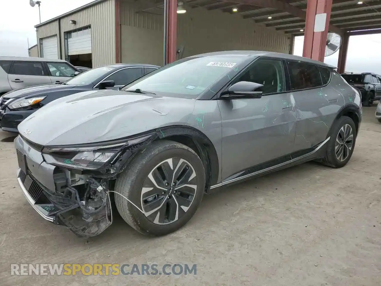1 Photograph of a damaged car KNDC34LA2P5612732 KIA EV6 LIGHT 2023