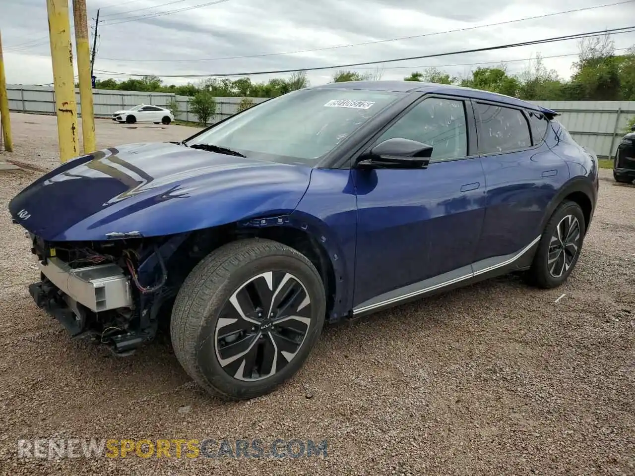 1 Photograph of a damaged car KNDC34LA0R5194965 KIA EV6 LIGHT 2024