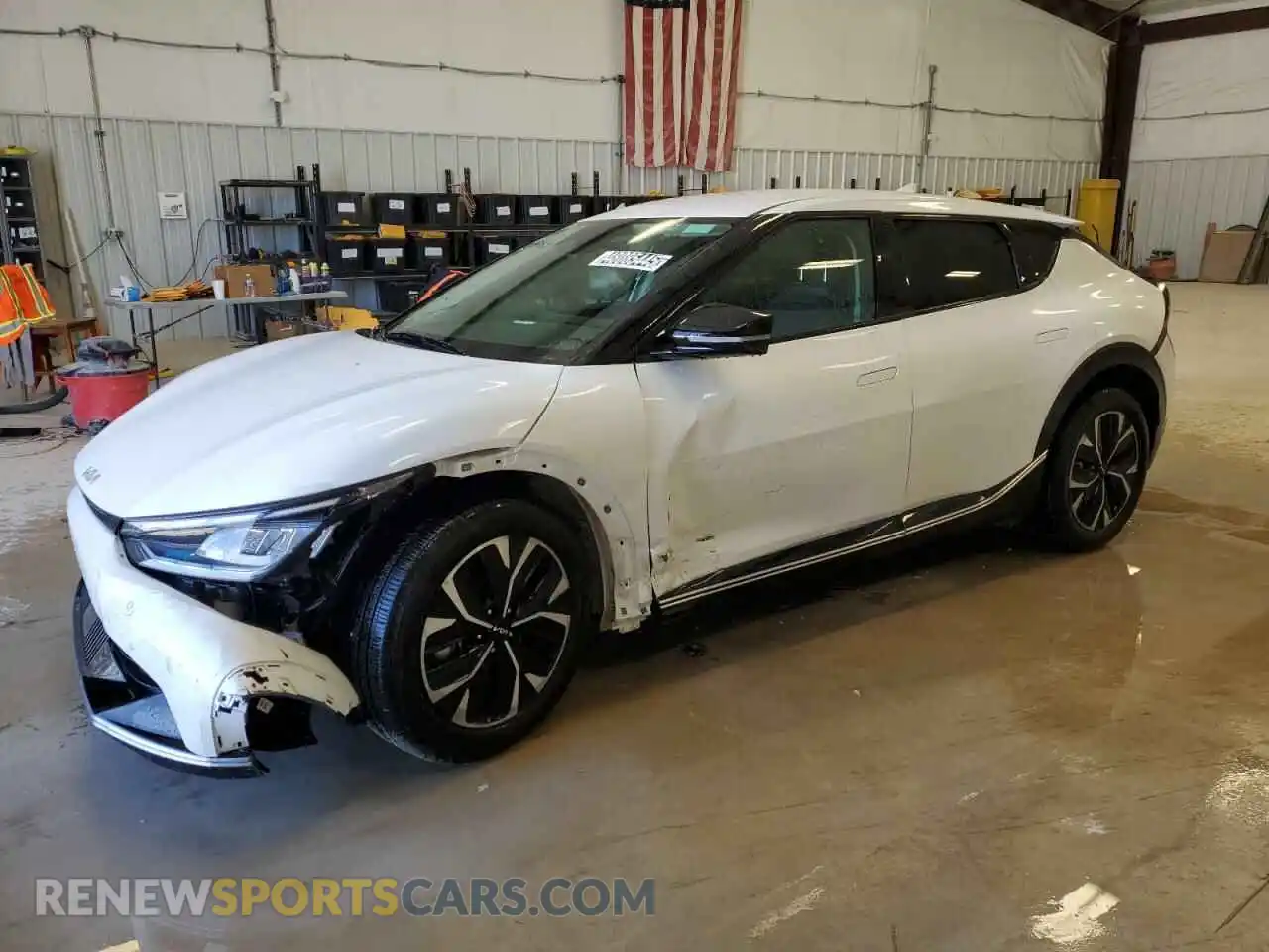 1 Photograph of a damaged car KNDC34LA3R5193695 KIA EV6 LIGHT 2024