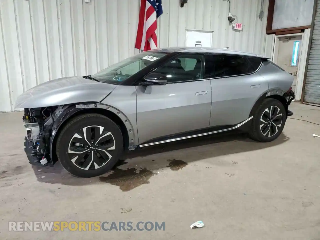 1 Photograph of a damaged car KNDC34LA9R5201931 KIA EV6 LIGHT 2024