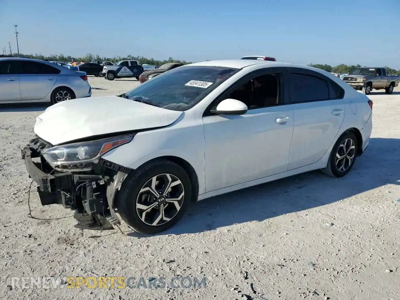1 Photograph of a damaged car 3KPF24AD2KE046596 KIA FORTE 2019