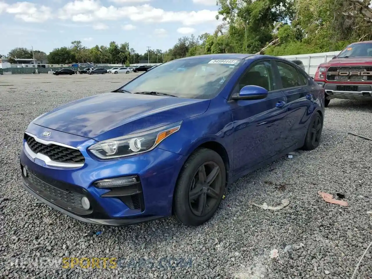 1 Photograph of a damaged car 3KPF24AD2KE067433 KIA FORTE 2019