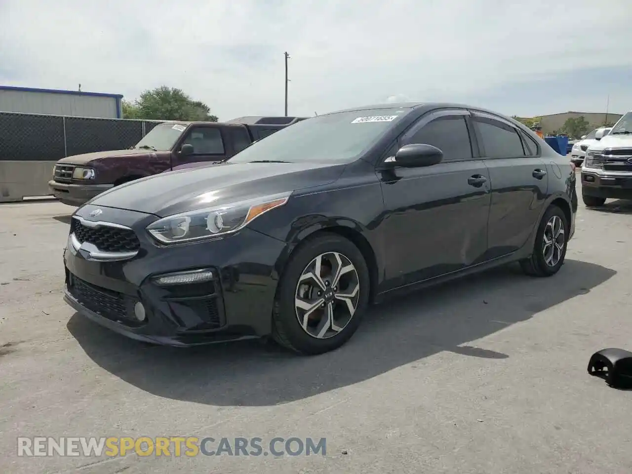1 Photograph of a damaged car 3KPF24AD7KE044116 KIA FORTE 2019