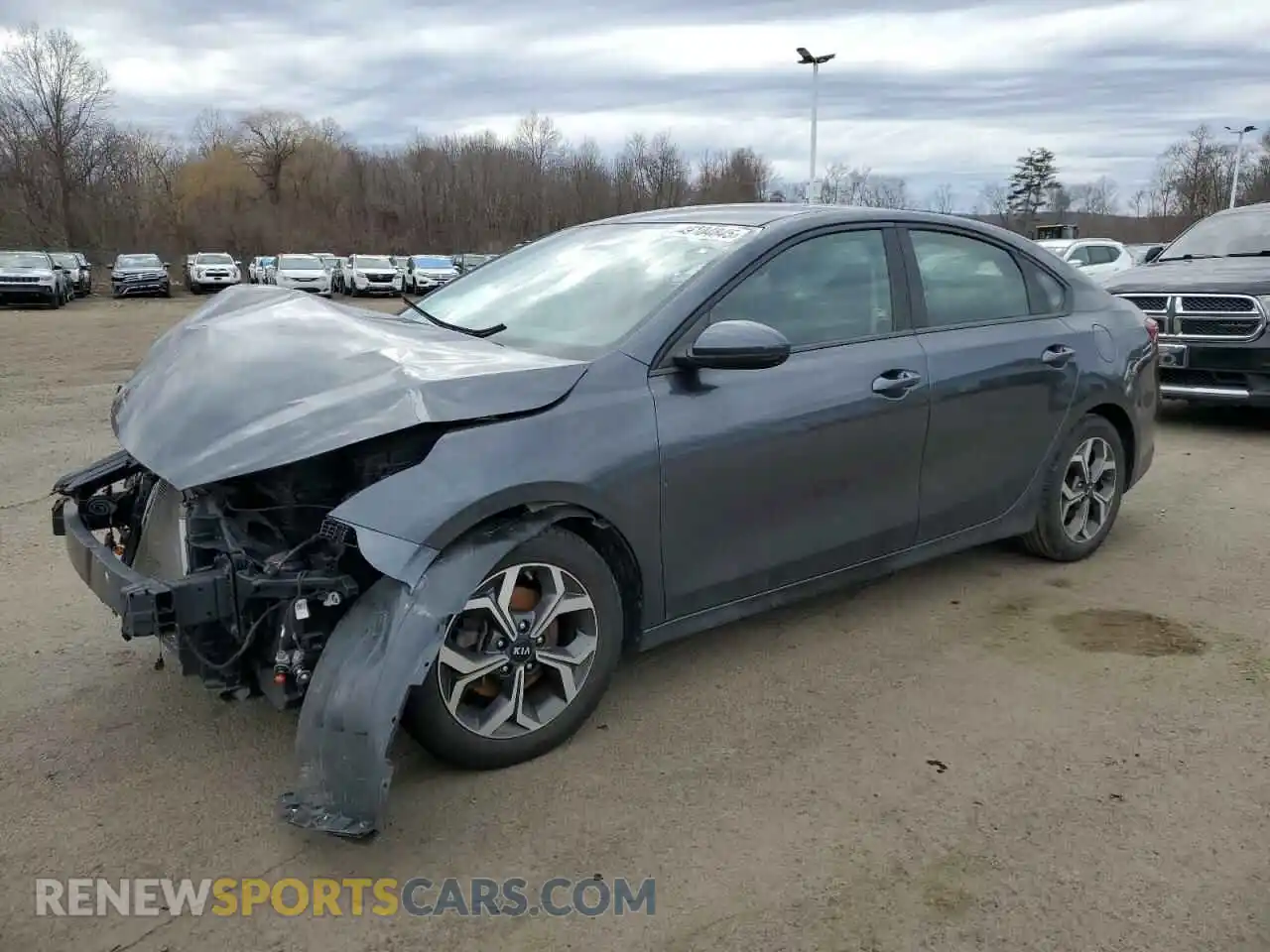 1 Photograph of a damaged car 3KPF24AD8KE080638 KIA FORTE 2019