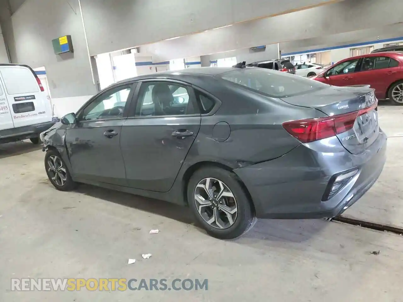 2 Photograph of a damaged car 3KPF24ADXKE099093 KIA FORTE 2019