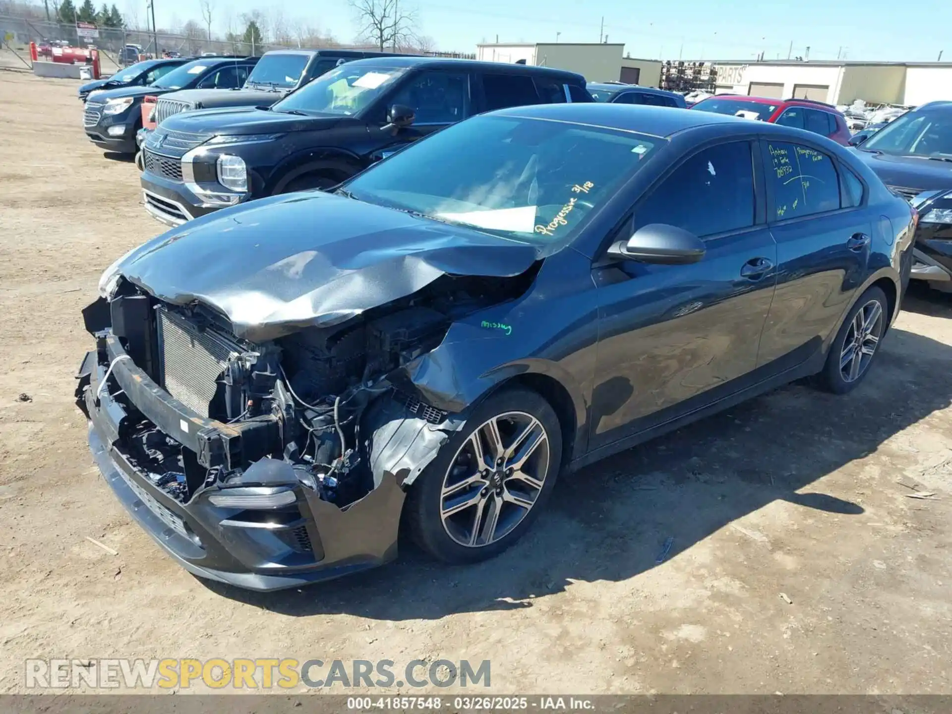 2 Photograph of a damaged car 3KPF34AD0KE020141 KIA FORTE 2019