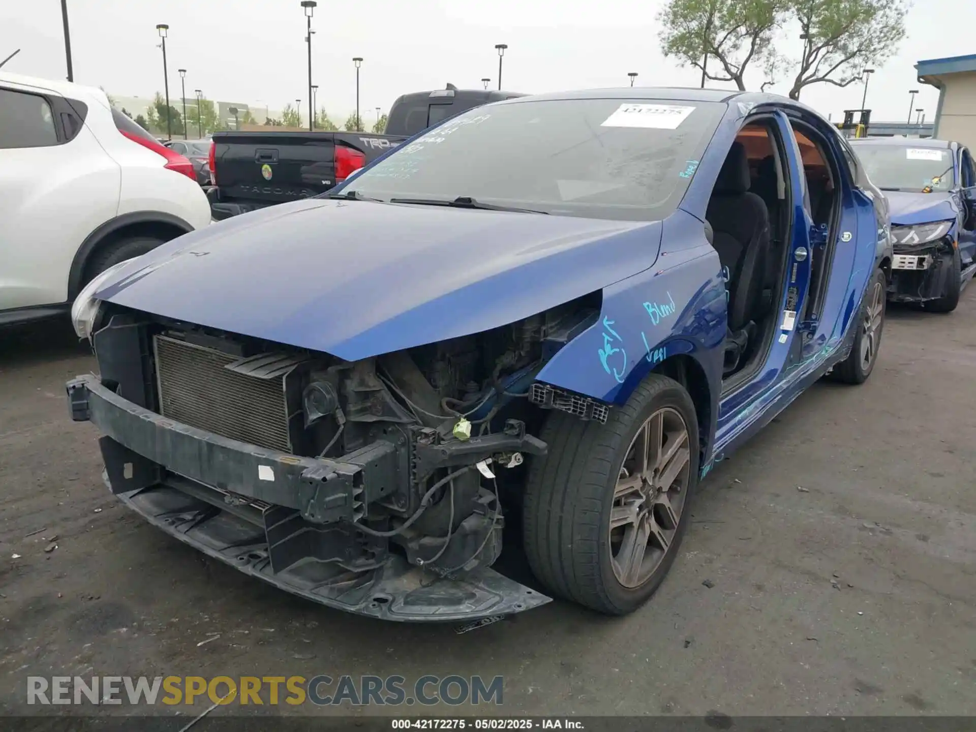 2 Photograph of a damaged car 3KPF34AD2KE022795 KIA FORTE 2019