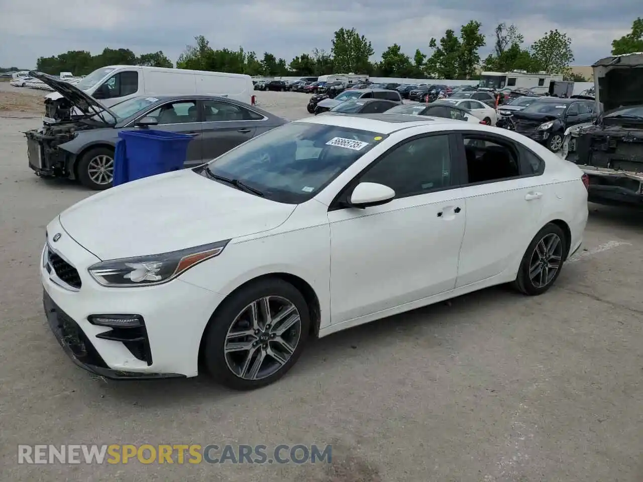 1 Photograph of a damaged car 3KPF34AD2KE033313 KIA FORTE 2019