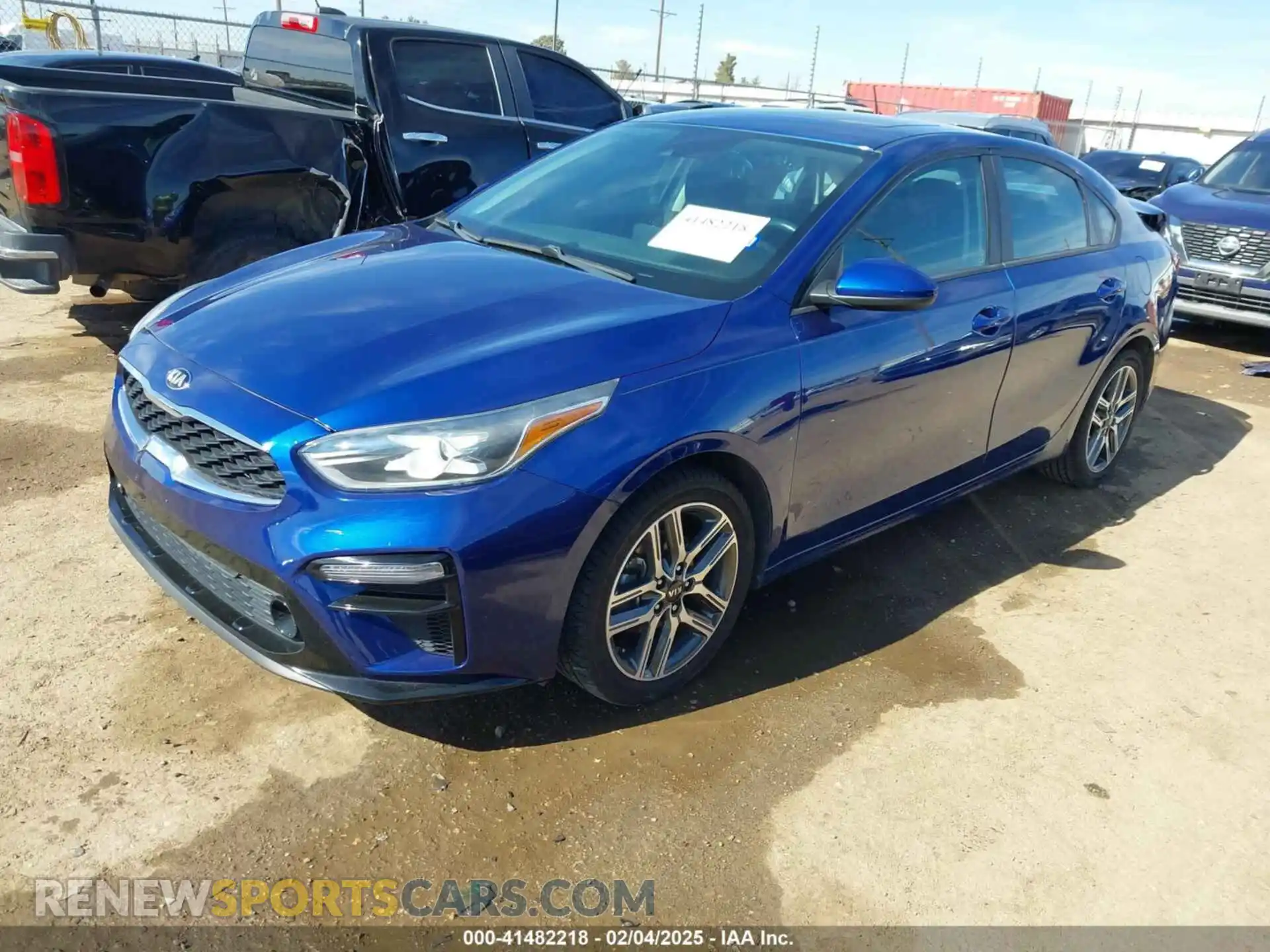 2 Photograph of a damaged car 3KPF34AD4KE018070 KIA FORTE 2019