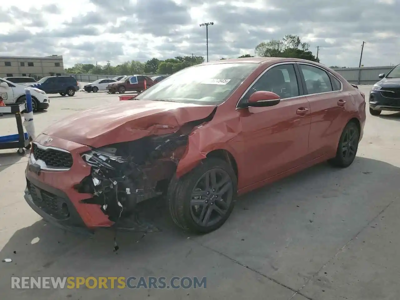 1 Photograph of a damaged car 3KPF54AD4KE062273 KIA FORTE 2019