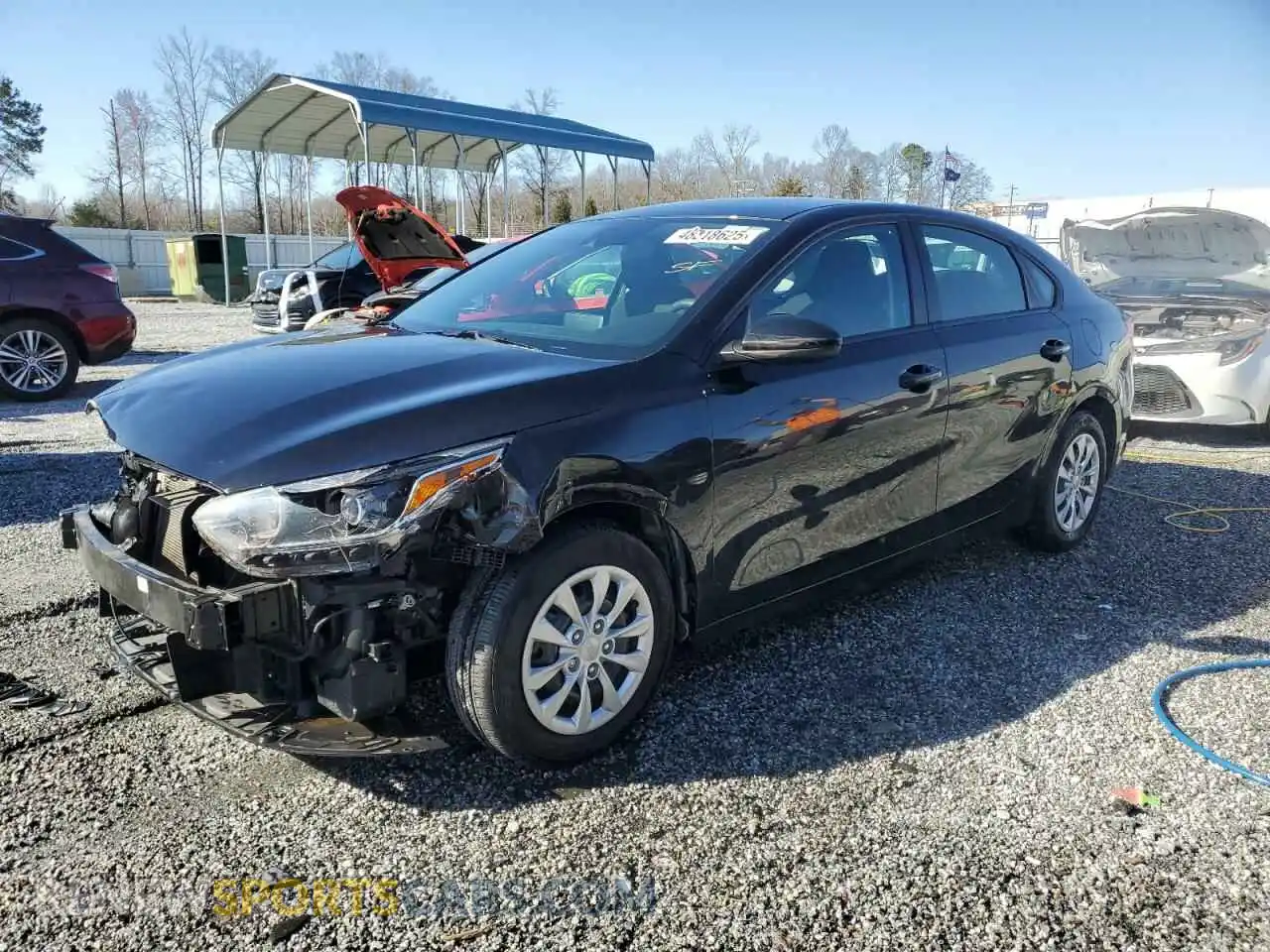 1 Photograph of a damaged car 3KPF24AD0LE183151 KIA FORTE 2020