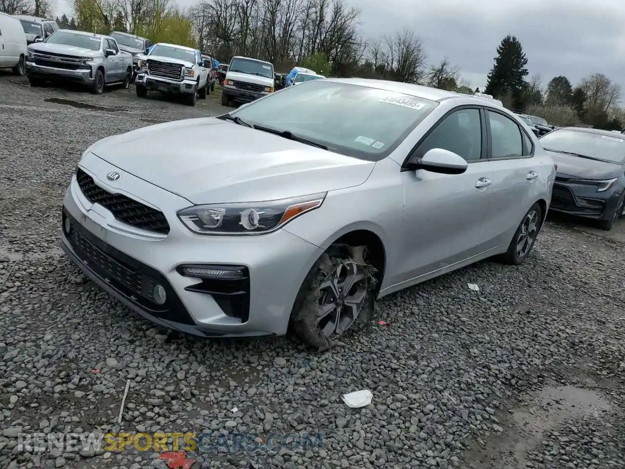 1 fotografías del automóvil dañado 3KPF24AD0LE187362 KIA FORTE 2020