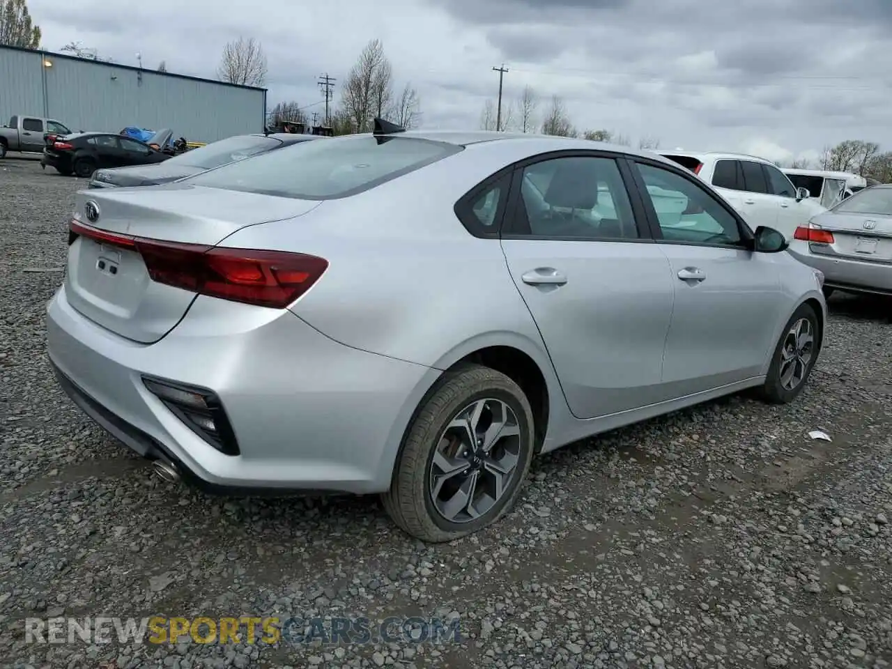 3 fotografías del automóvil dañado 3KPF24AD0LE187362 KIA FORTE 2020