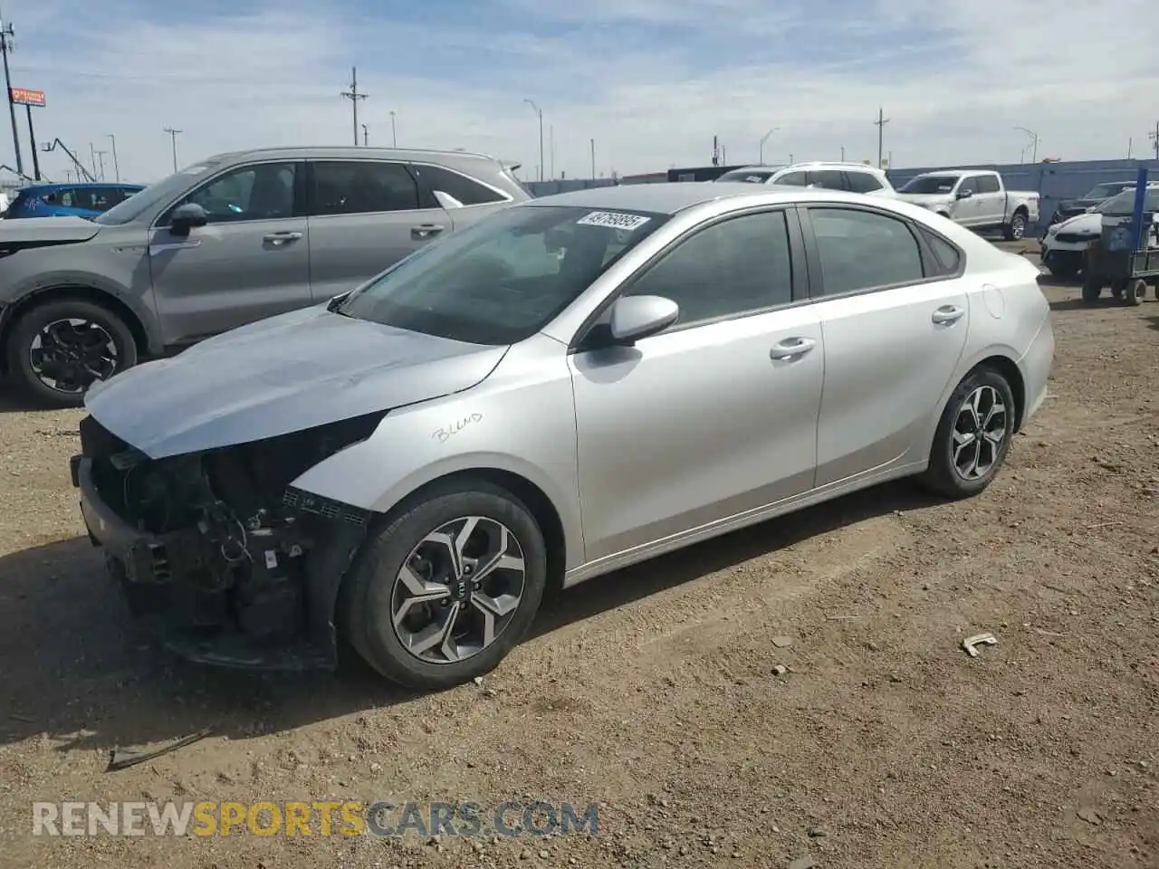 1 Photograph of a damaged car 3KPF24AD0LE209036 KIA FORTE 2020