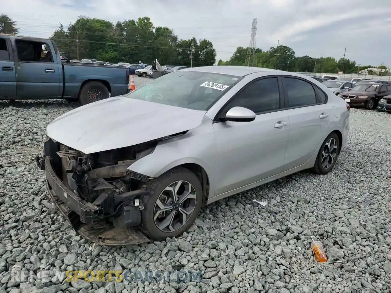 1 Photograph of a damaged car 3KPF24AD2LE141743 KIA FORTE 2020