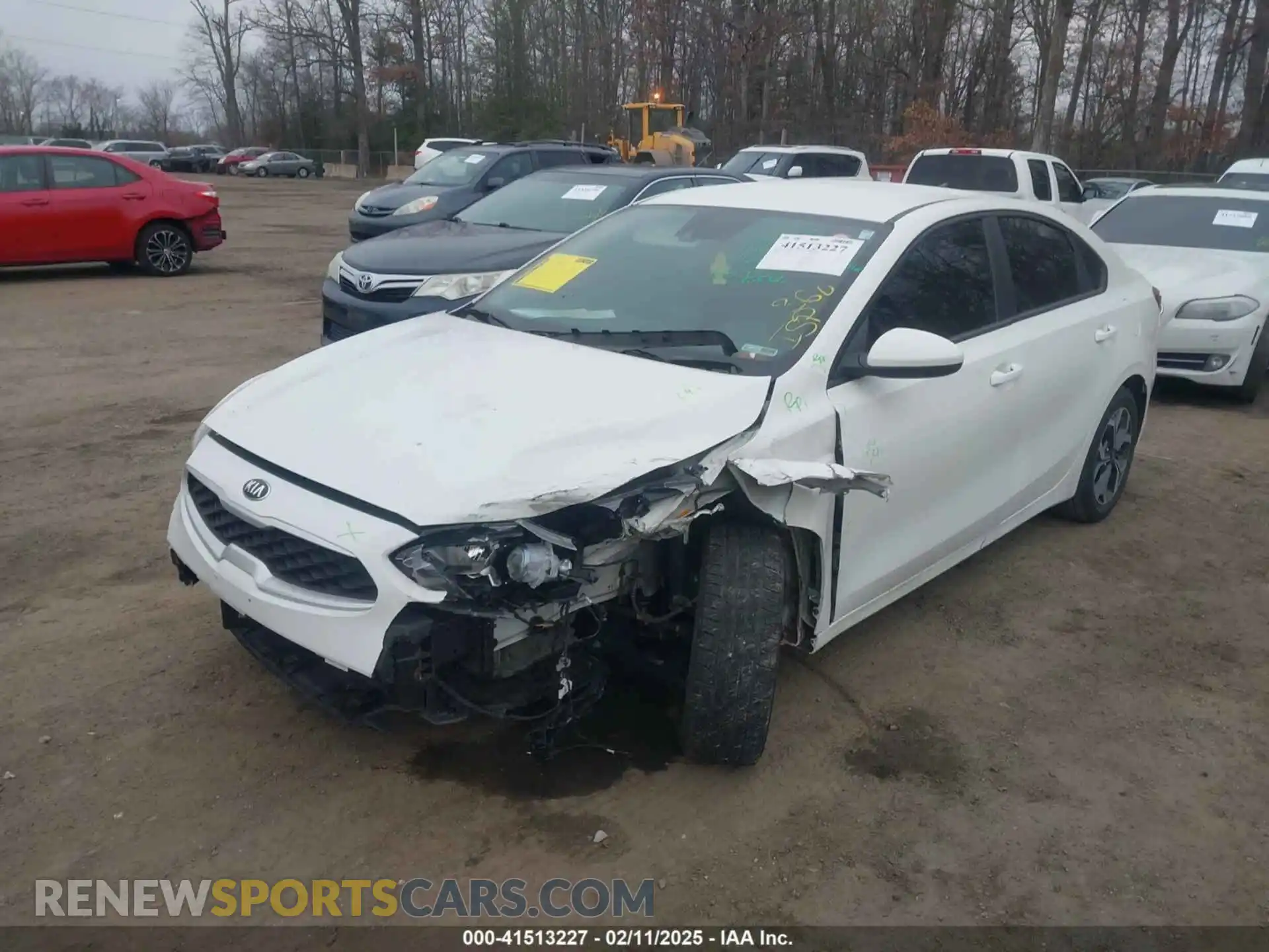 2 fotografías del automóvil dañado 3KPF24AD2LE226520 KIA FORTE 2020