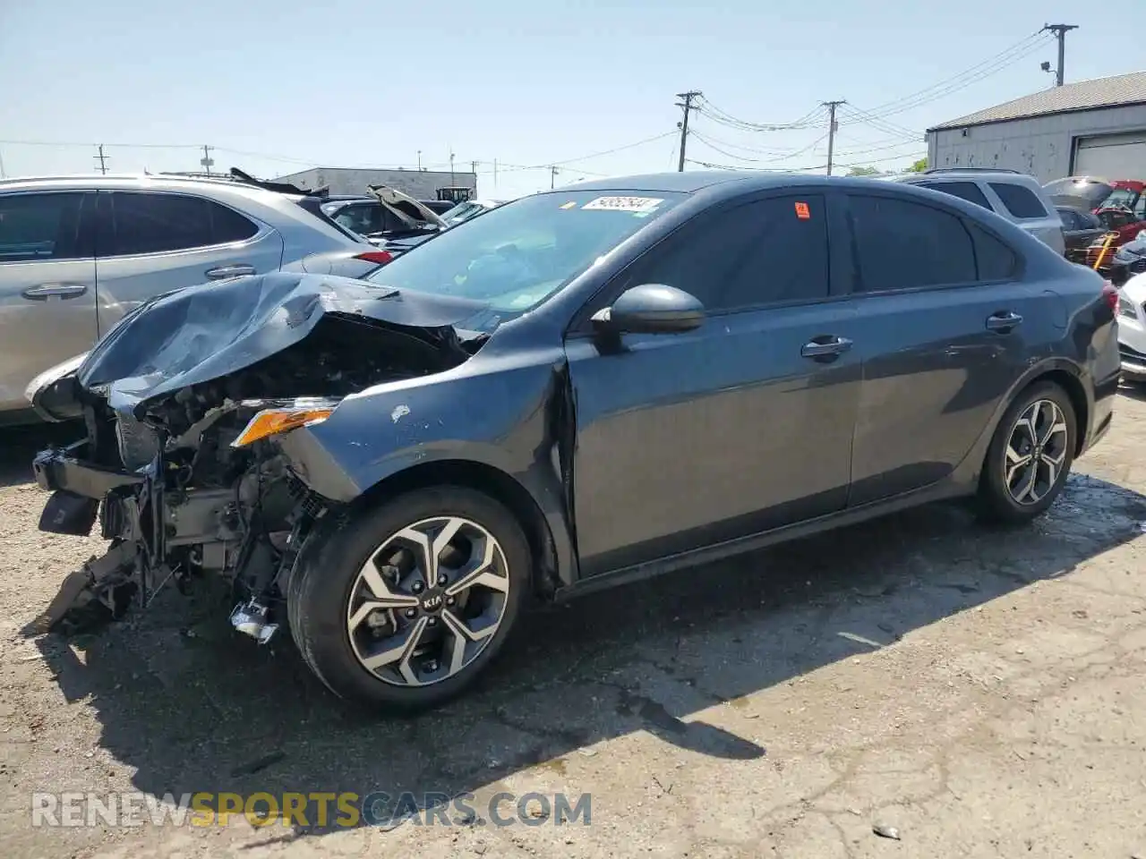 1 Photograph of a damaged car 3KPF24AD2LE238991 KIA FORTE 2020