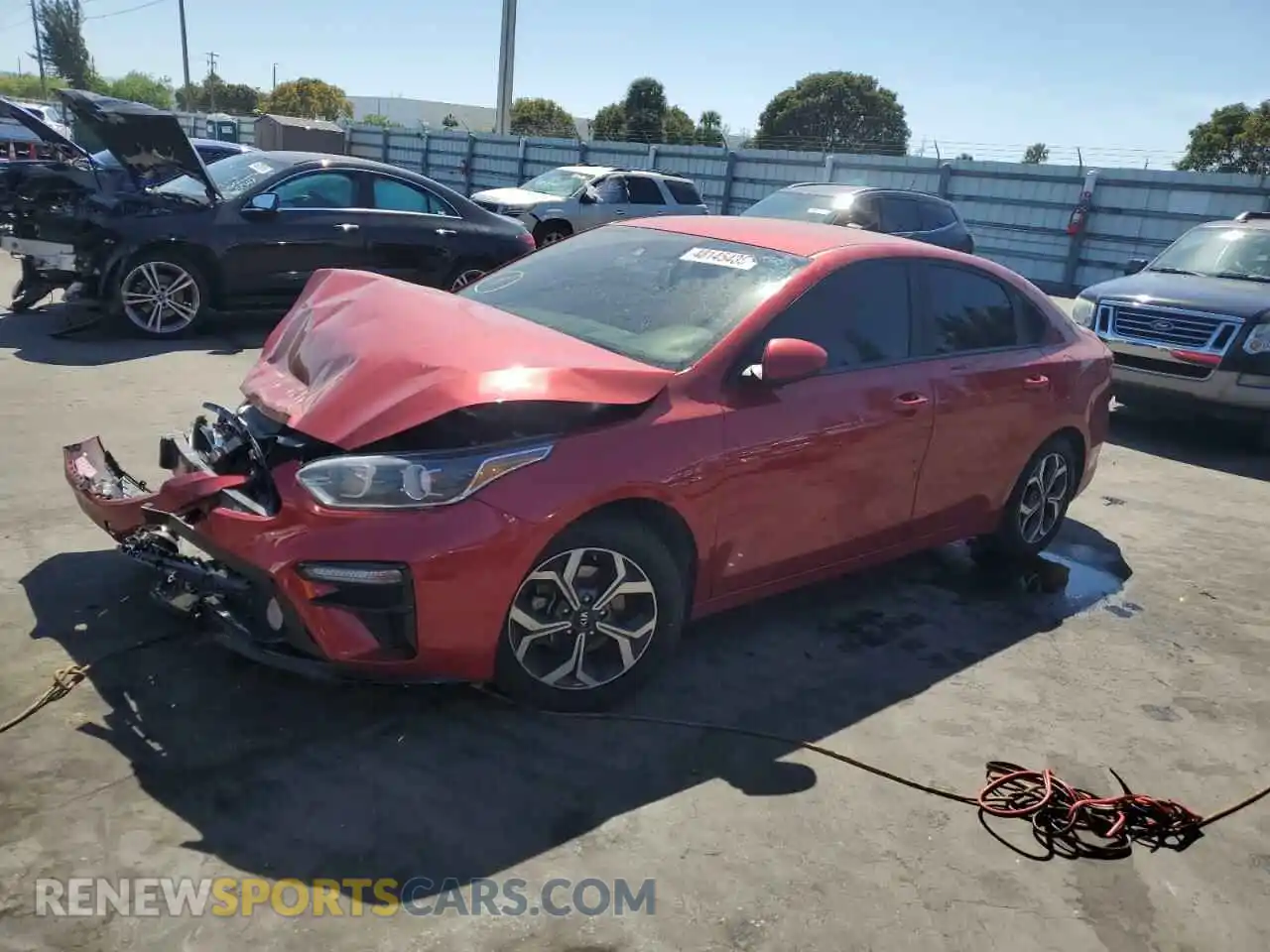 1 Photograph of a damaged car 3KPF24AD3LE166375 KIA FORTE 2020