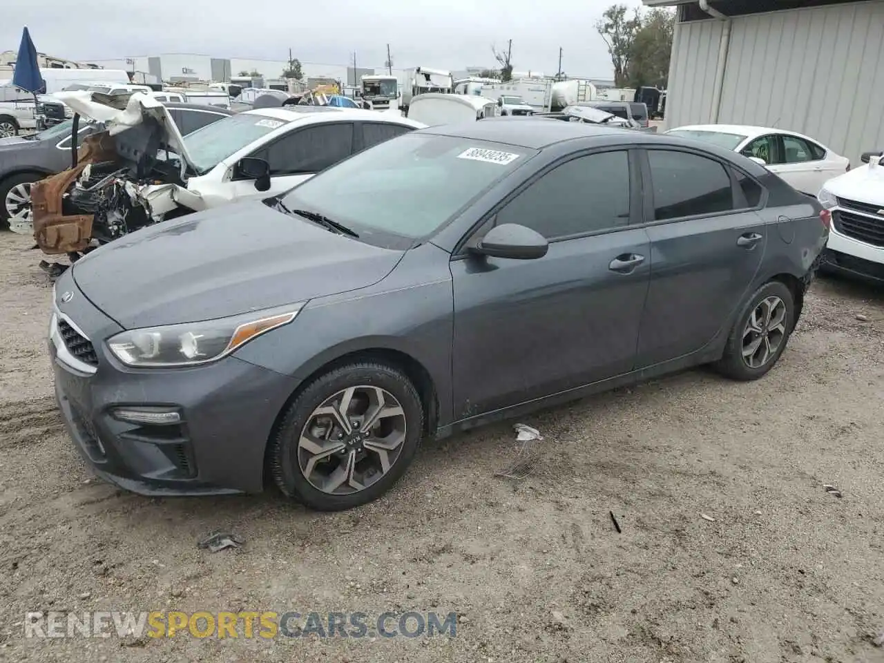 1 Photograph of a damaged car 3KPF24AD3LE167669 KIA FORTE 2020