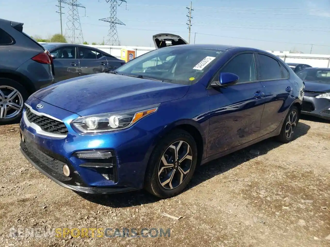 1 Photograph of a damaged car 3KPF24AD3LE173892 KIA FORTE 2020