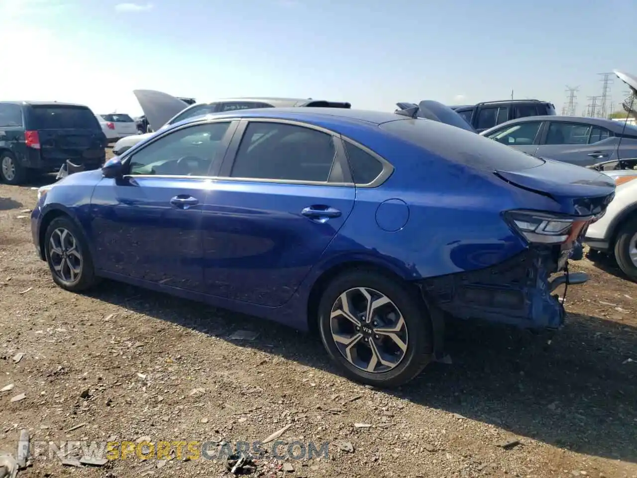 2 Photograph of a damaged car 3KPF24AD3LE173892 KIA FORTE 2020