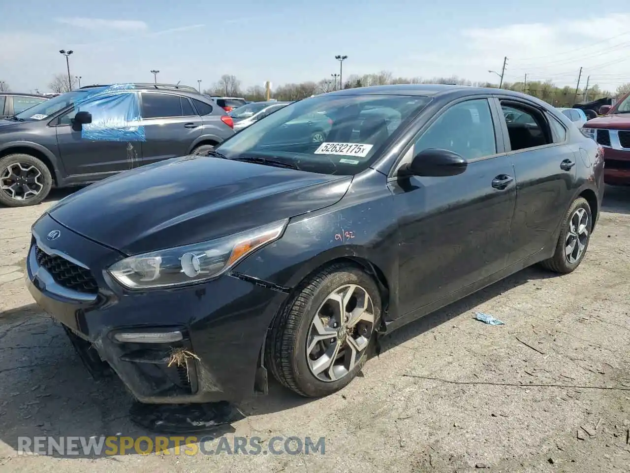 1 Photograph of a damaged car 3KPF24AD3LE192183 KIA FORTE 2020