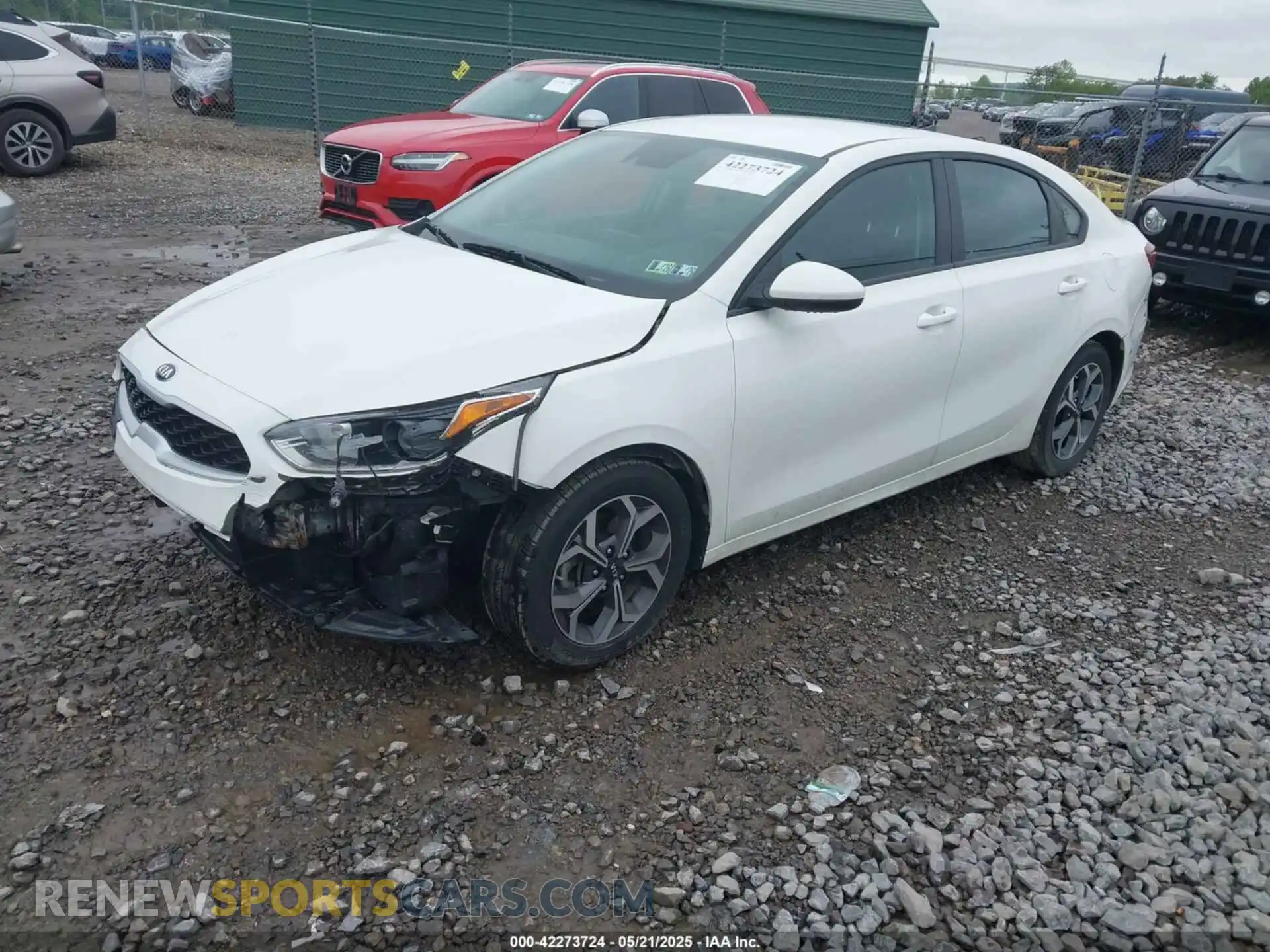 2 Photograph of a damaged car 3KPF24AD3LE194032 KIA FORTE 2020