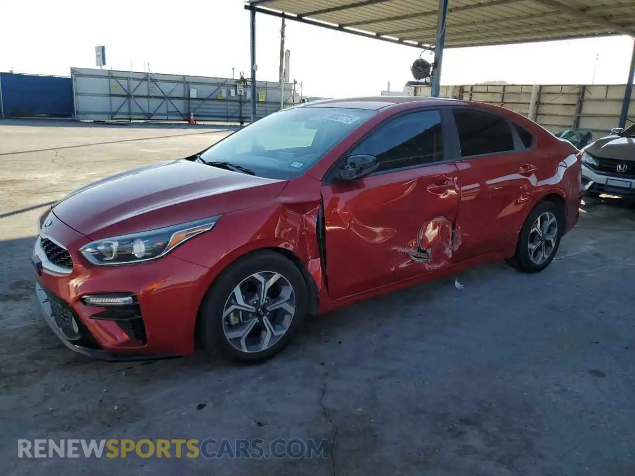 1 Photograph of a damaged car 3KPF24AD3LE220225 KIA FORTE 2020