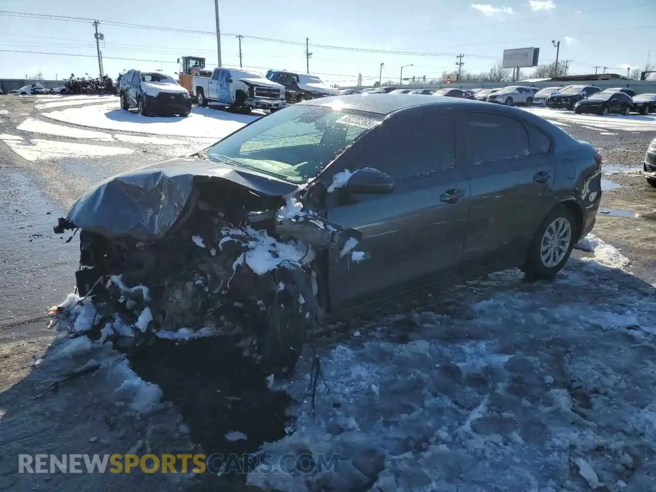 1 fotografías del automóvil dañado 3KPF24AD3LE220595 KIA FORTE 2020