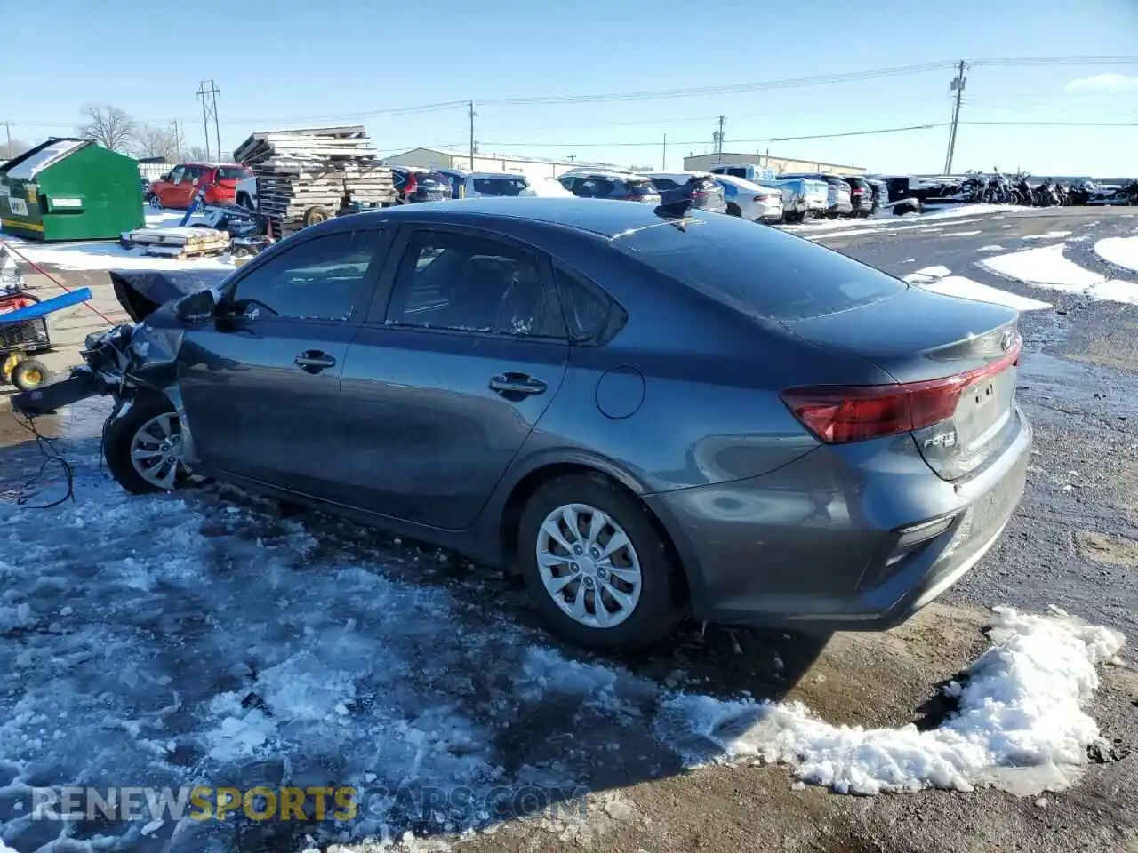 2 fotografías del automóvil dañado 3KPF24AD3LE220595 KIA FORTE 2020