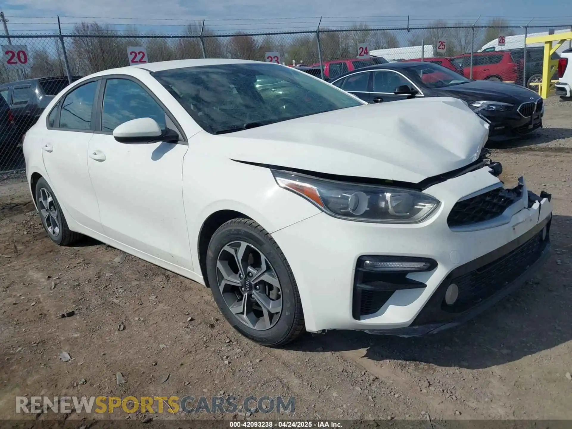 1 Photograph of a damaged car 3KPF24AD4LE145177 KIA FORTE 2020