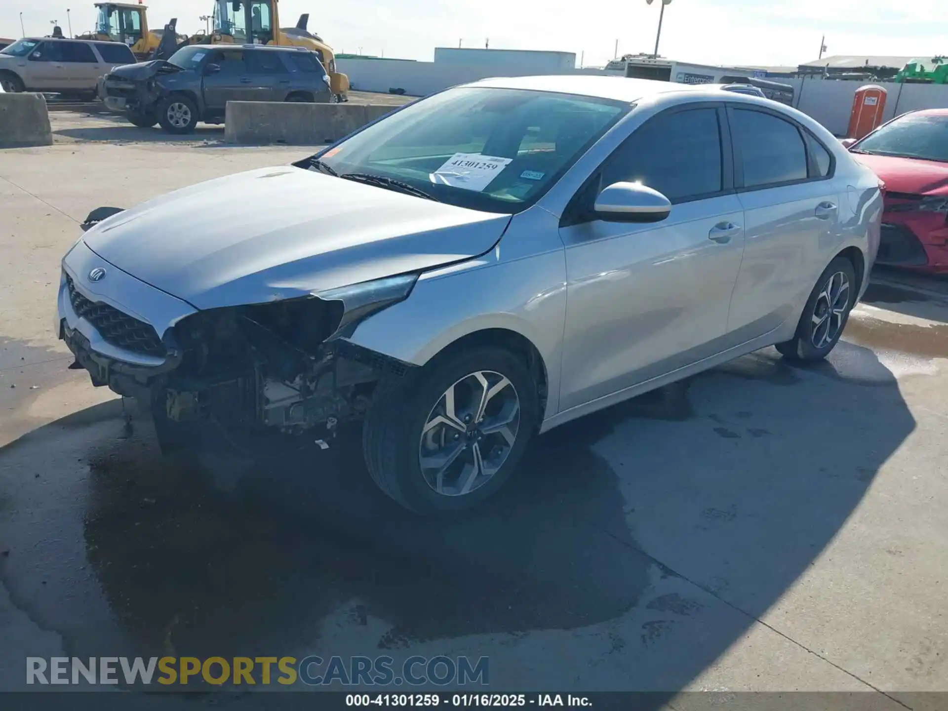 2 Photograph of a damaged car 3KPF24AD4LE176851 KIA FORTE 2020