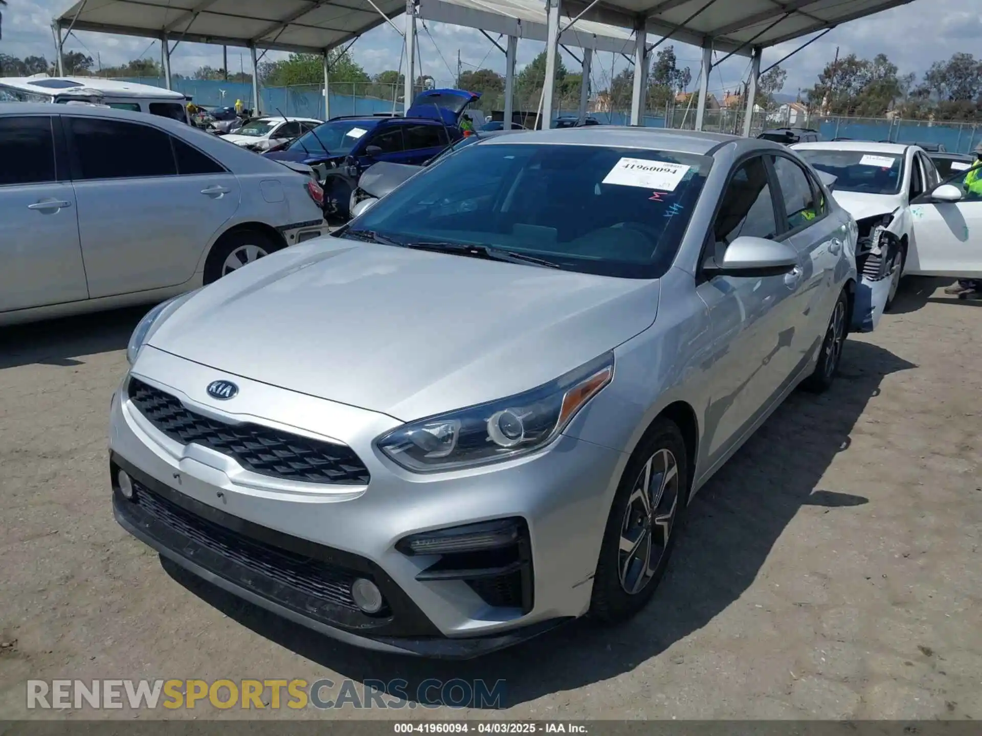 2 Photograph of a damaged car 3KPF24AD4LE183668 KIA FORTE 2020