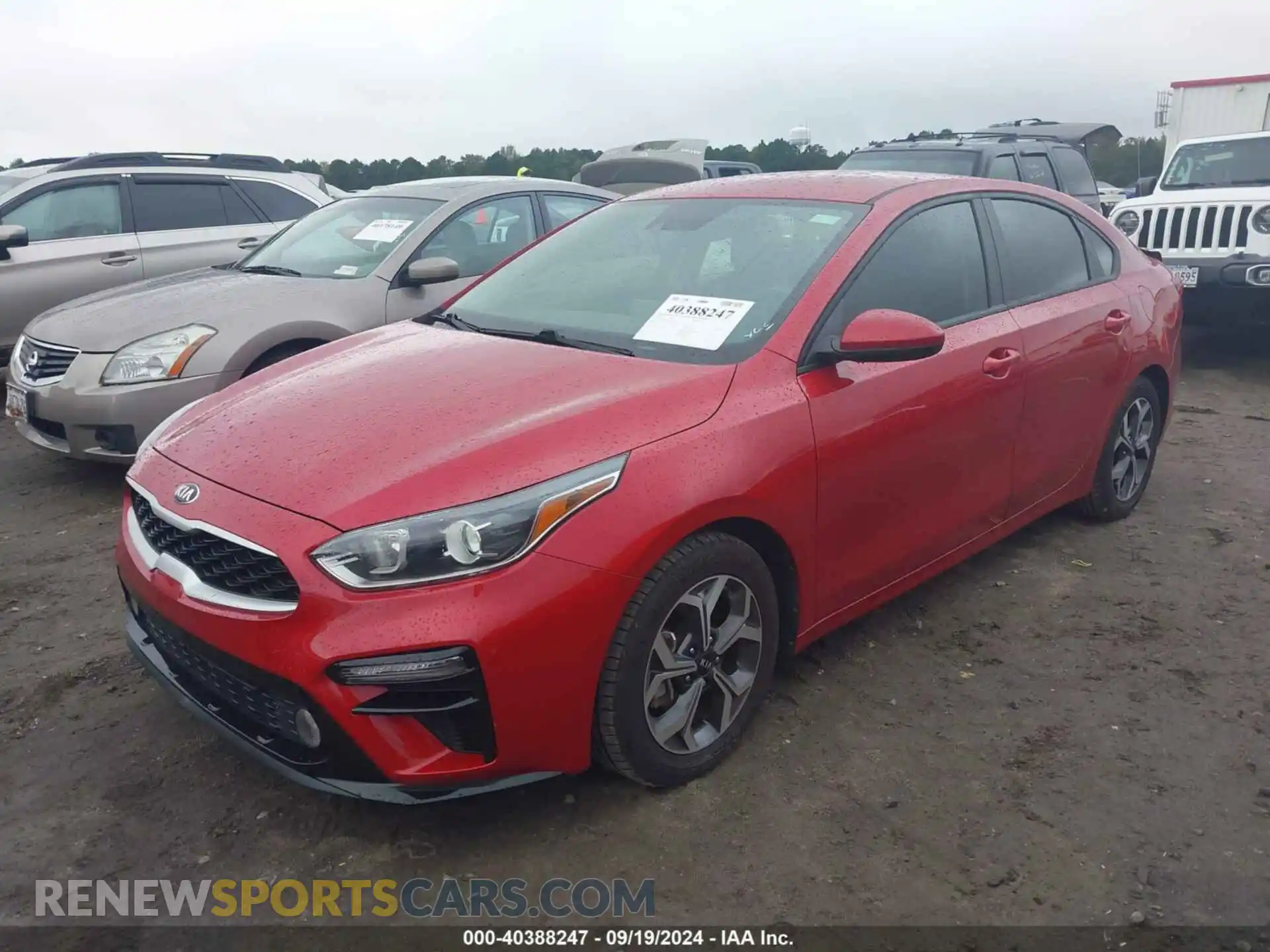 2 Photograph of a damaged car 3KPF24AD4LE187378 KIA FORTE 2020