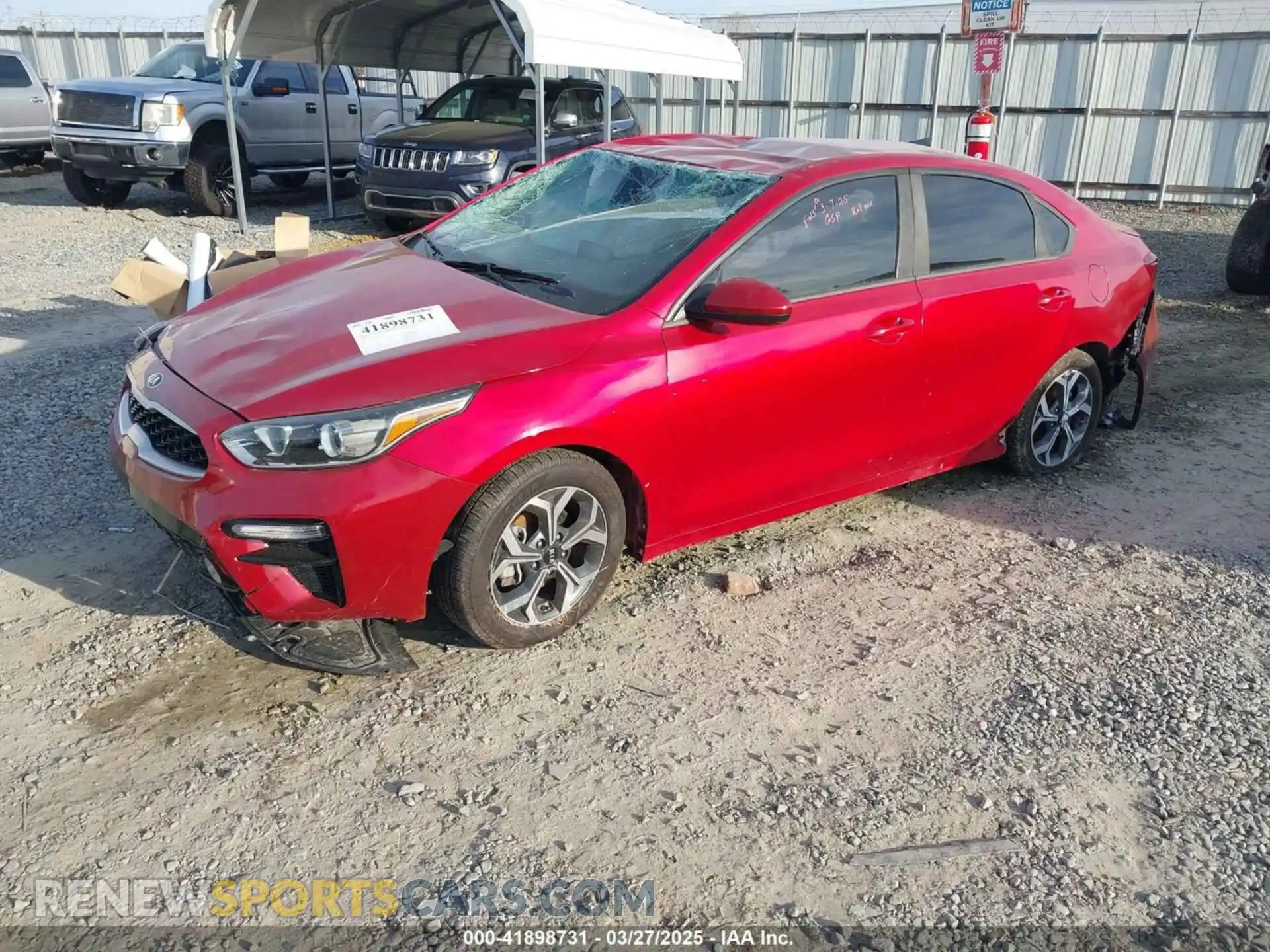 2 Photograph of a damaged car 3KPF24AD5LE143213 KIA FORTE 2020