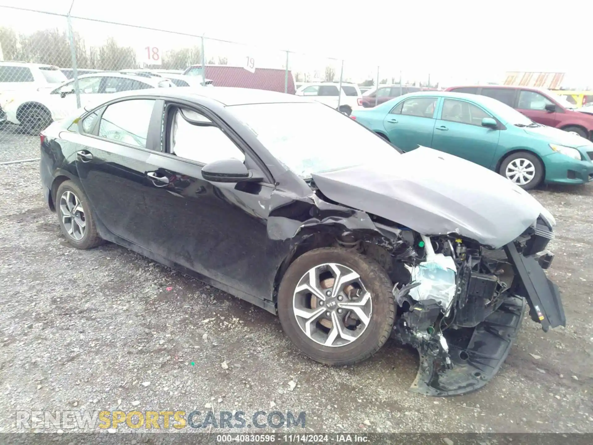1 Photograph of a damaged car 3KPF24AD5LE144720 KIA FORTE 2020