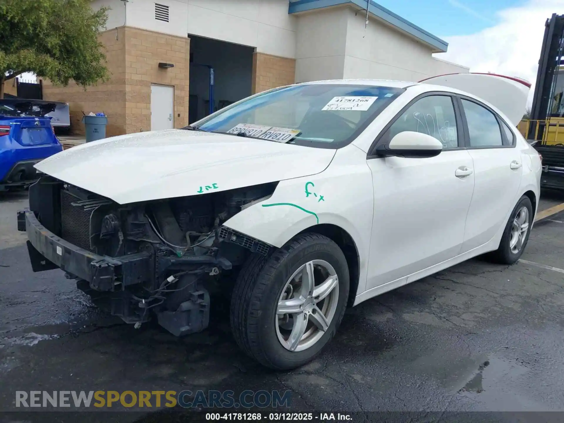2 Photograph of a damaged car 3KPF24AD6LE225516 KIA FORTE 2020