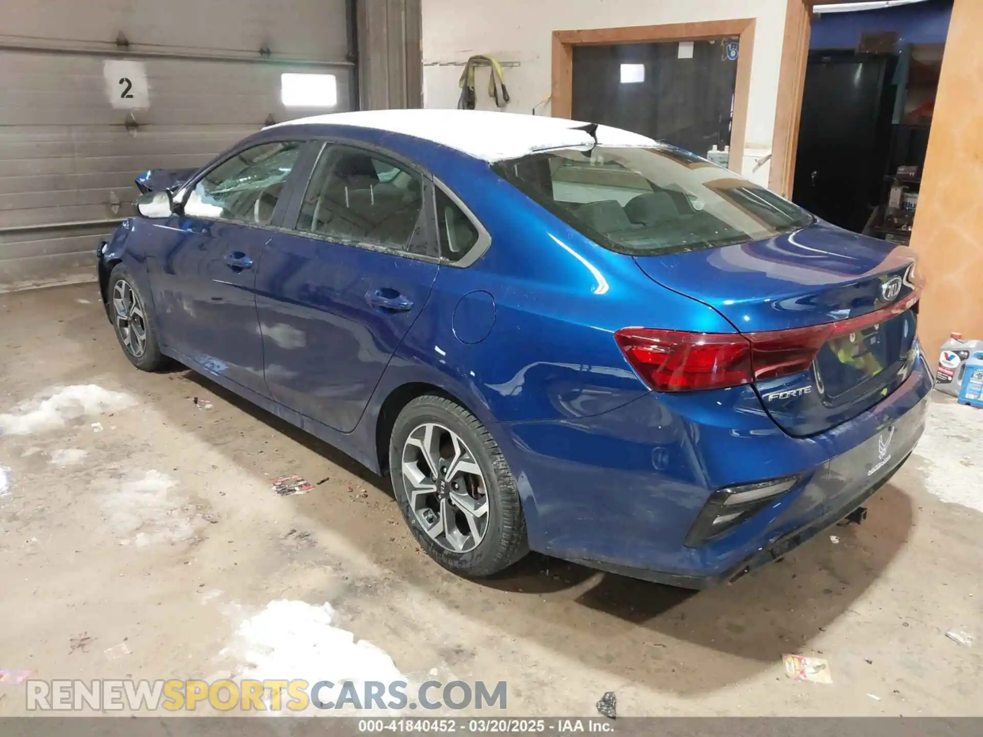 3 fotografías del automóvil dañado 3KPF24AD6LE242204 KIA FORTE 2020