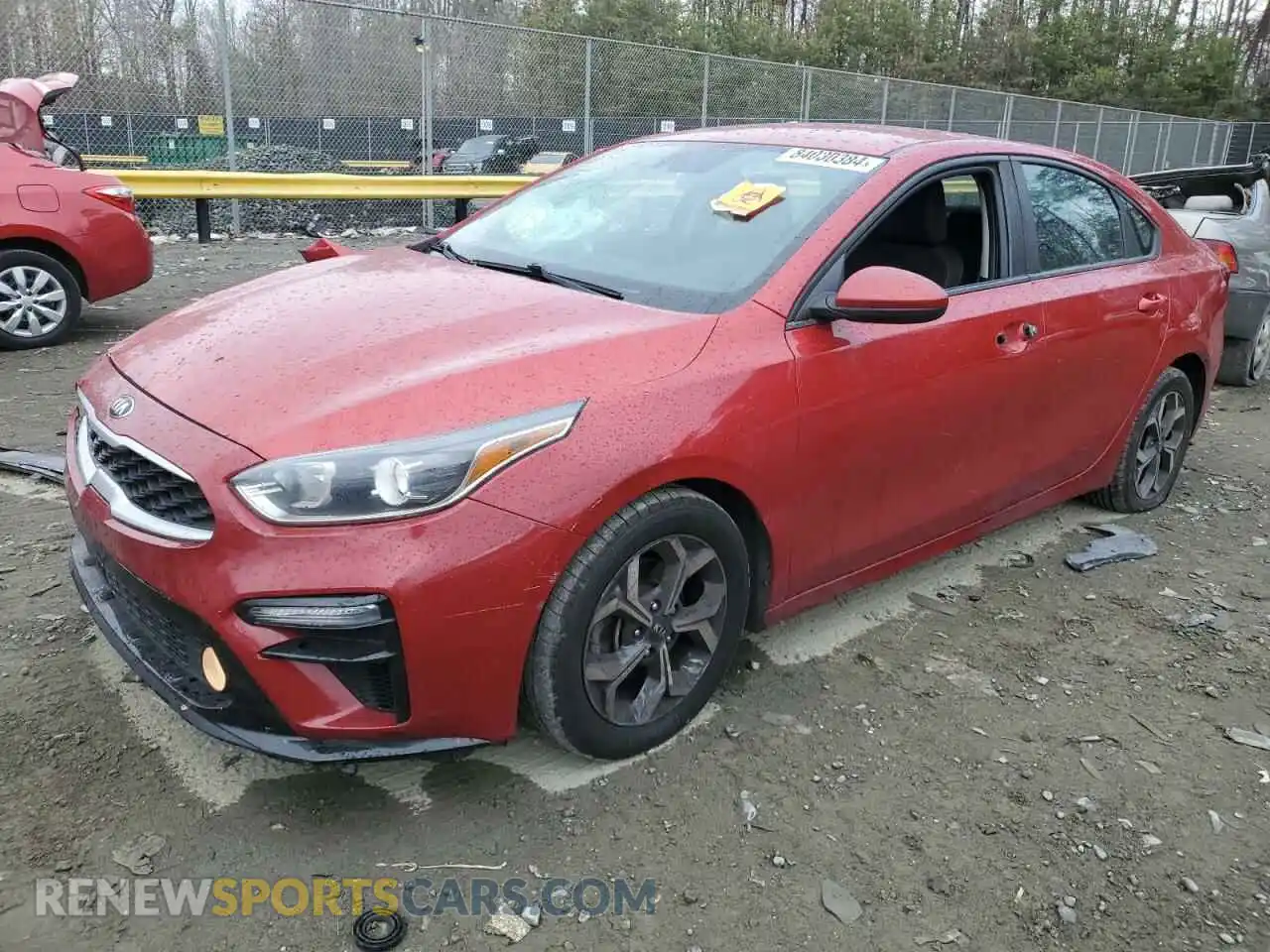 1 Photograph of a damaged car 3KPF24AD7LE150082 KIA FORTE 2020